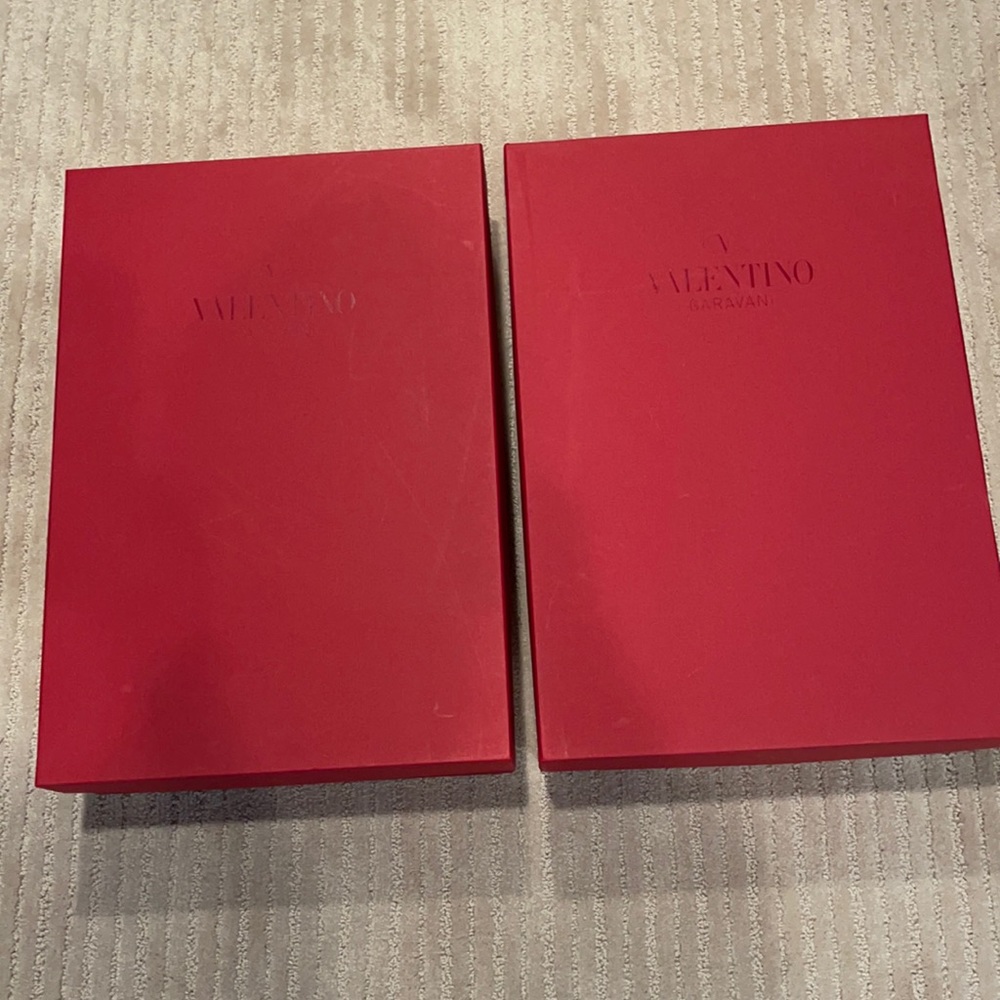 2 Valentino boot boxes!